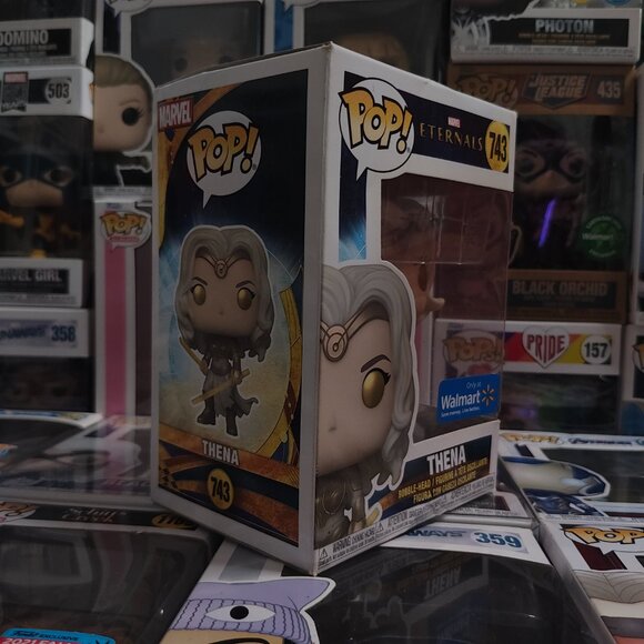 Funko Pop Marvel Eternals Thena 743 Walmart Exclusive - Picture 2 of 7